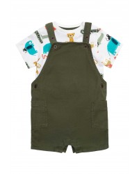 t-shirt and linen bibshort Minoti dz