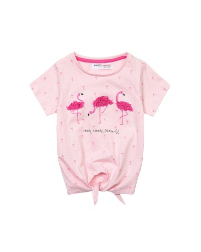 T-shirt flamant rose