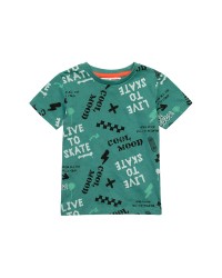 Green Printed T-Shirt