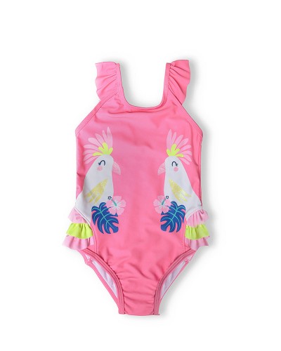 Pink bird swimsuit