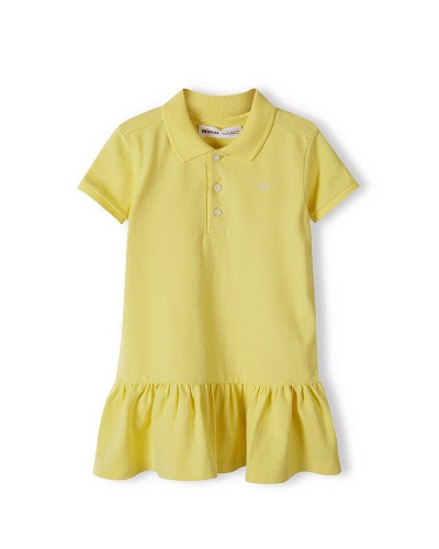 Robe polo jaune