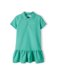 Robe polo verte