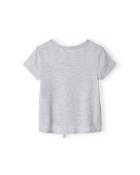 T-shirt noué gris