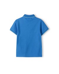 Blue polo shirt