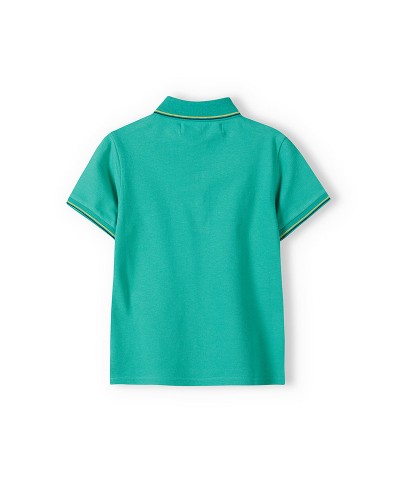 Green polo shirt