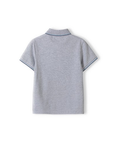 Gray polo shirt