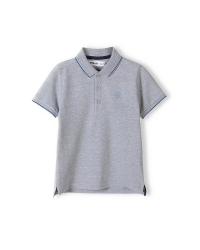 Gray polo shirt