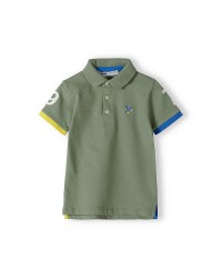 Green polo shirt