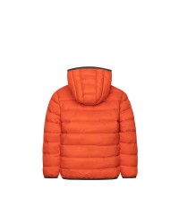 Orange puffa coat