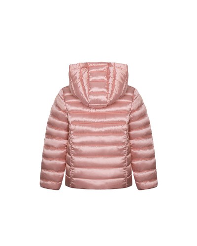 Pink puffer jacket