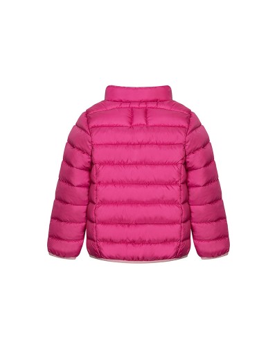 Pink puffer jacket