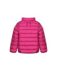 Pink puffer jacket