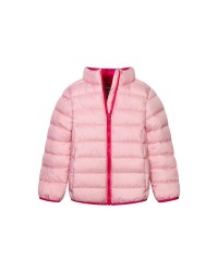 Pink puffer jacket