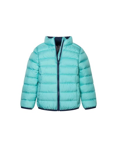 Aqua puffer jacket