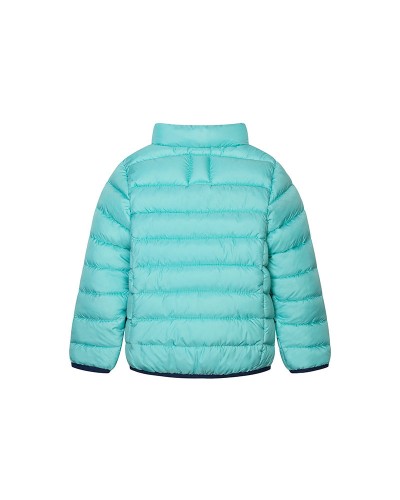 Aqua puffer jacket