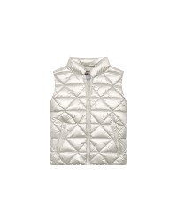 Gilet blanc brillant