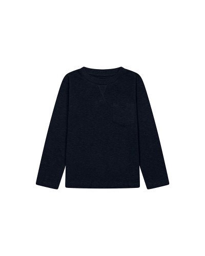 Navy crew neck shirt