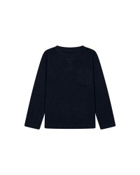 Navy crew neck shirt