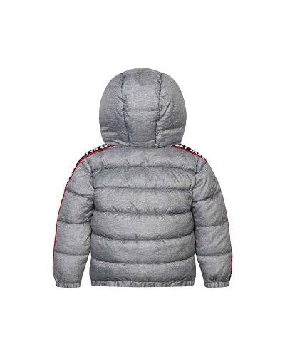 Gray puffer jacket