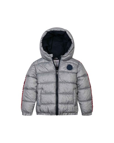 Gray puffer jacket