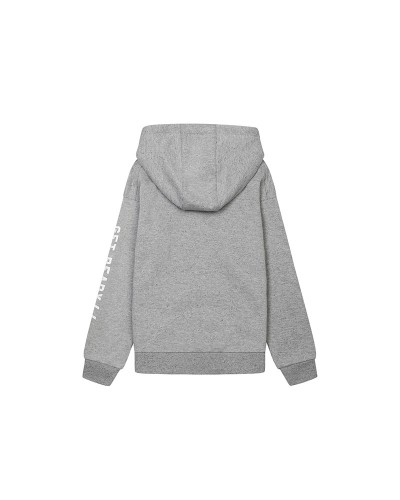 Sweat à capuche gris