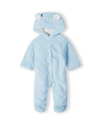 Baby Blue Plush Onesie