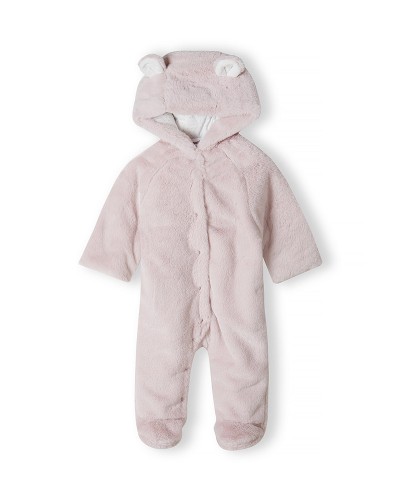 Baby Pink Plush Onesie