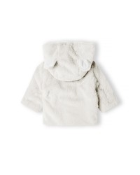 Manteau en fourrure blanc