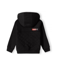 Black Zip Through Hoodie