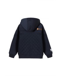 Sweat zippé bleu marine