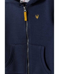 Navy Zip Up Hoodie