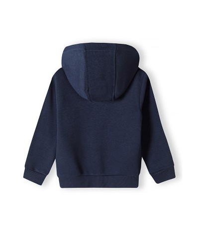 Sweat à capuche bleu marine