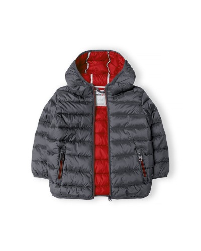 Gray puffer jacket