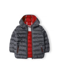 Gray puffer jacket