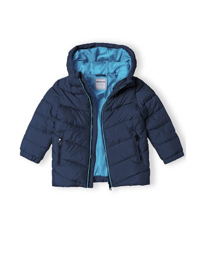 Dark blue puffer jacket