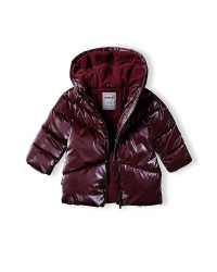 Manteau rouge métallisé