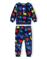 Navy Fleece Pyjamas