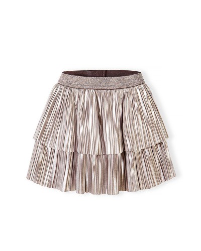 Beige layered skirt