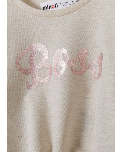 T-shirt noué manches longues fille