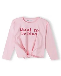 T-shirt noué manches longues fille