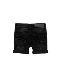 Short en jean noir