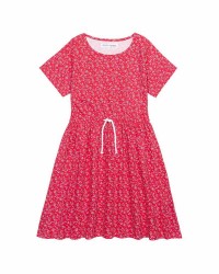 Printed Red Dress Minoti dz