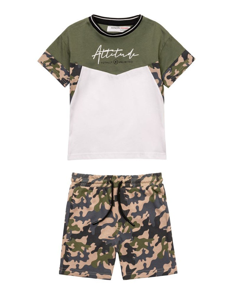 T-shirt and short set minoti dz