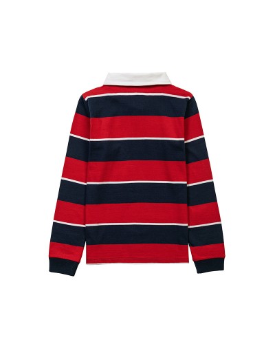 Boys Striped Rugby Top