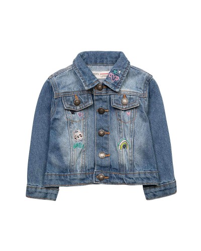 Embroidered denim jacket minoti dz