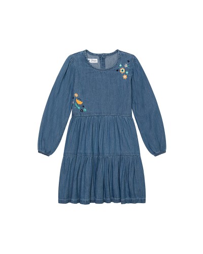 Robe en chambray