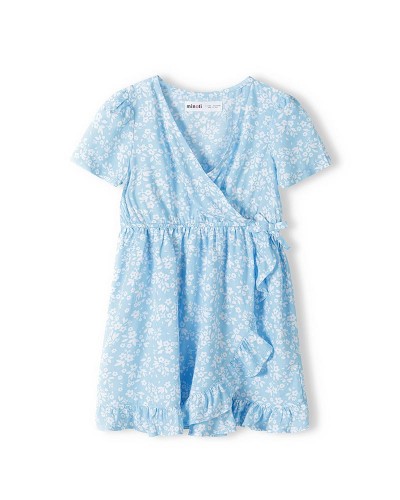 Robe d'été bleue
 Taille-3-4 ans