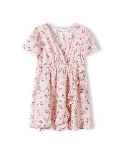 Pink summer dress
 Size-3-4 years