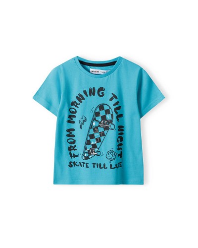 T-shirt skate bleu
 Taille-3-4 ans