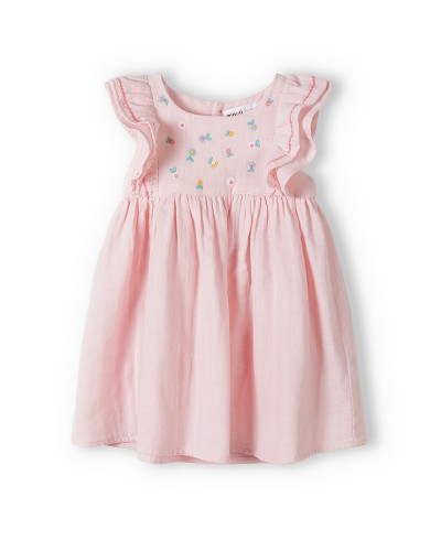 Robe rose sans manches
 Taille-3-6 mois
